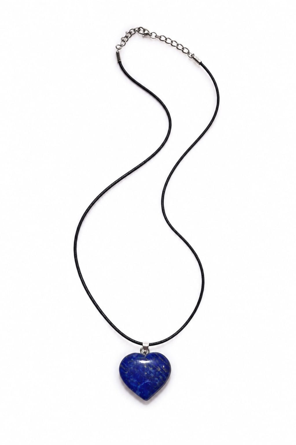 Natural Afghan Lapis Lazuli Heart Pendant Necklace – Madani Mines